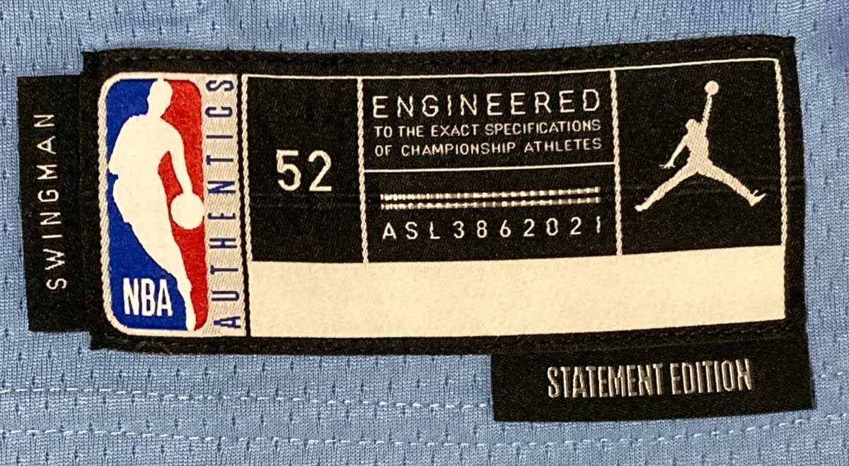 Authentic Ja Morant Signed Memphis Grizzlies Light Blue Nike Swingman Jersey - Limited Edition NBA Collectible - Perfect for Fans, Memorabilia Collectors & Sports Decor
