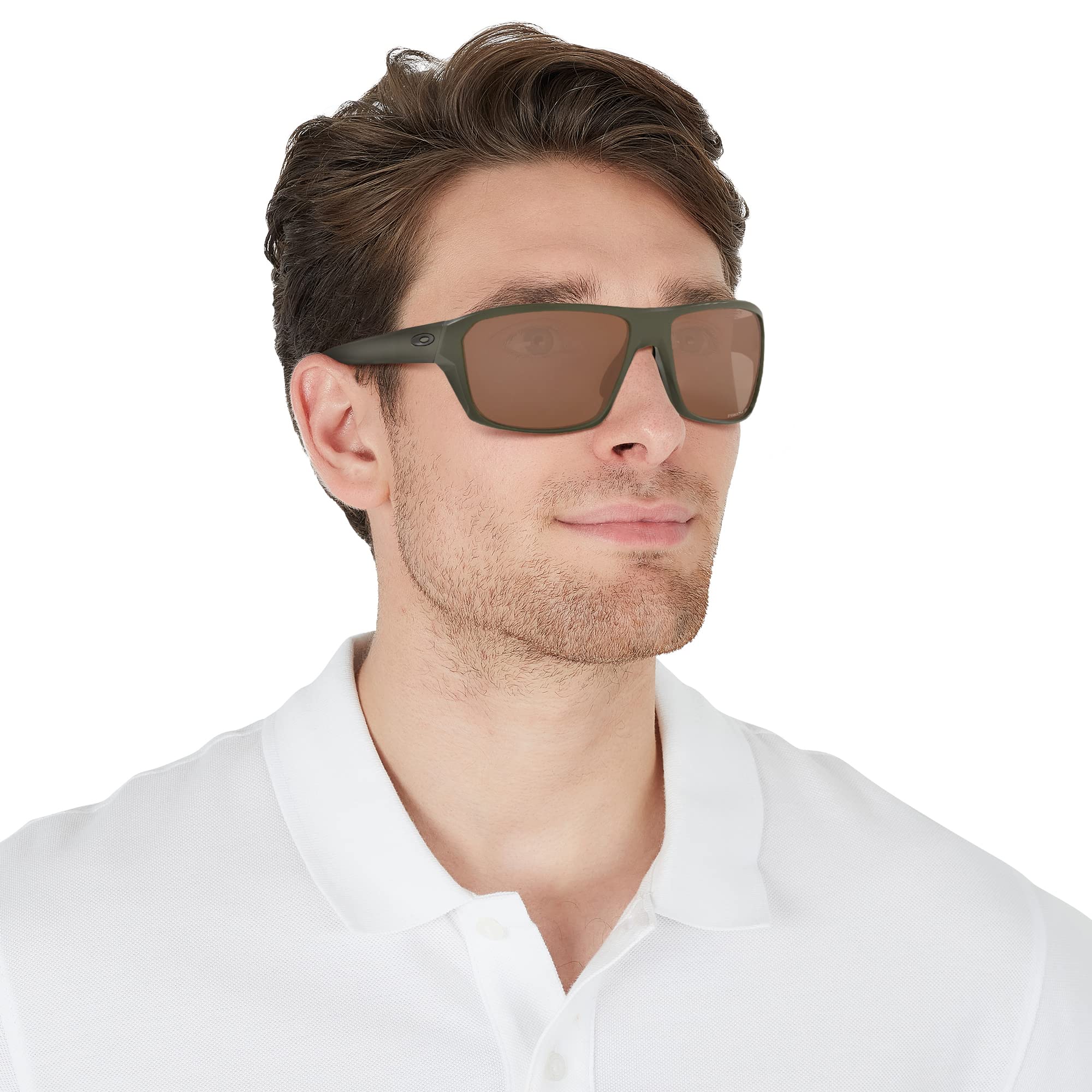 Oakley Men's Oo9416 Split Shot Rectangular Sunglasses - Polarized UV Protection Sports & Driving Shades for Outdoor Activities