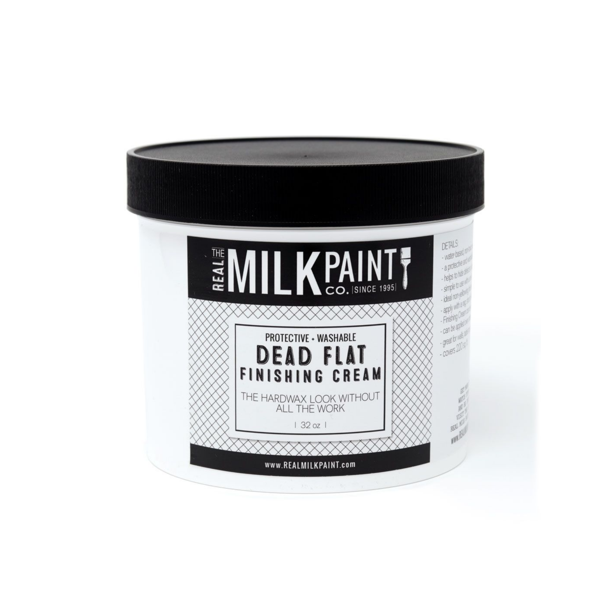 Real Milk Paint Finishing Creams - Natural Wood Stain & Wax for Furniture Restoration - Perfect for DIY Projects, Antique Refinishing & Home Decor