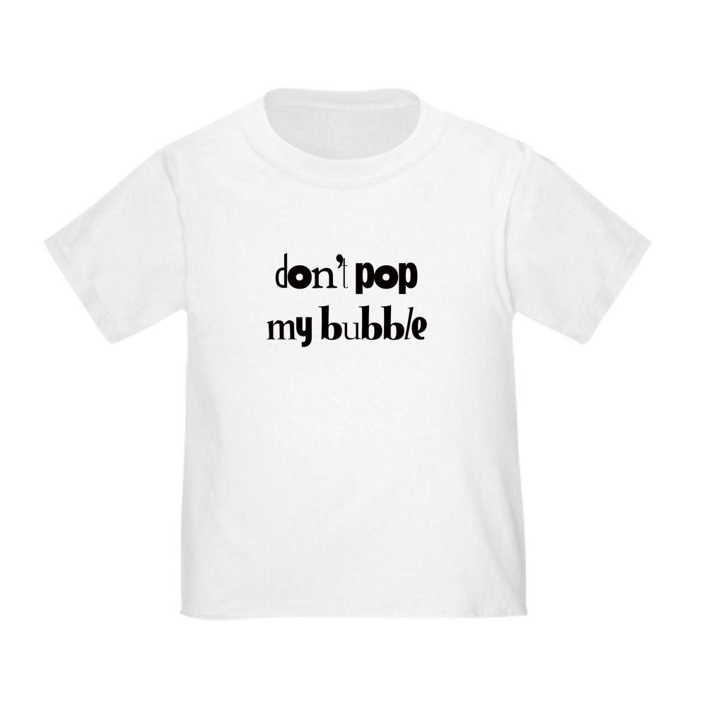Pop My Bubble Cute Toddler T-Shirt - 100% Cotton Soft Baby Tee for Boys & Girls - Fun Playdate & Birthday Party Outfit