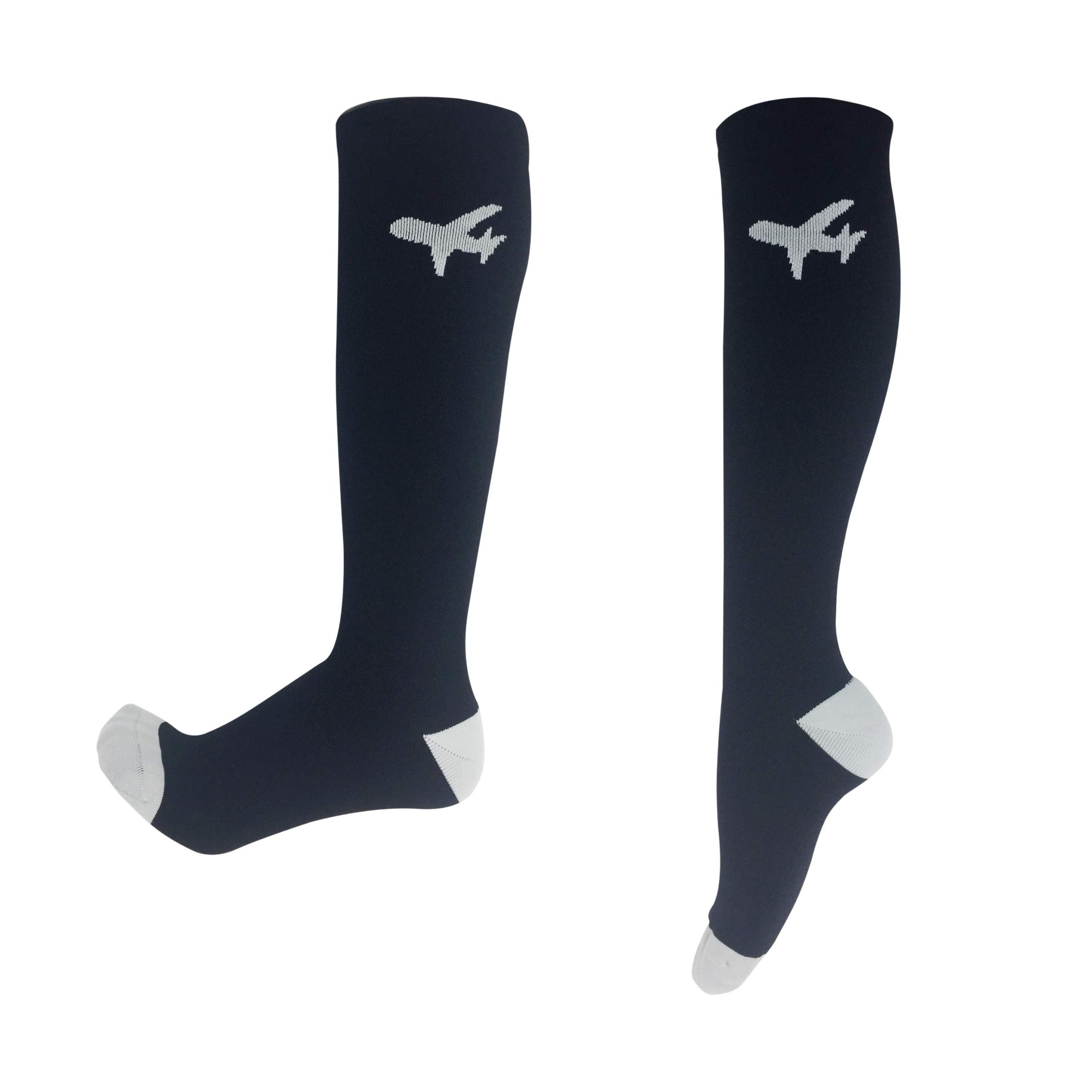 Best Travel Compression Socks for Women & Men - 20-30 mmHg Graduated Support for Long Flights, Airplane Trips & Varicose Vein Relief - Perfect for Frequent Flyers & Nurses
