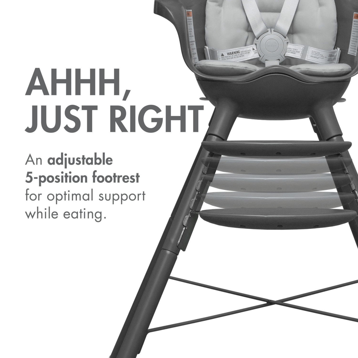 Boon GRUB Dishwasher Safe Convertible High Chair for Babies & Toddlers - Perfect for Dining, Feeding, and Kitchen Use
