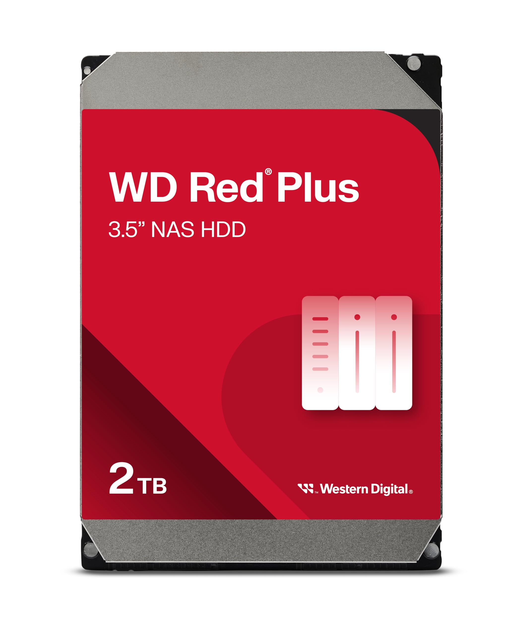 WD Red Plus 2TB NAS Hard Drive - 3.5