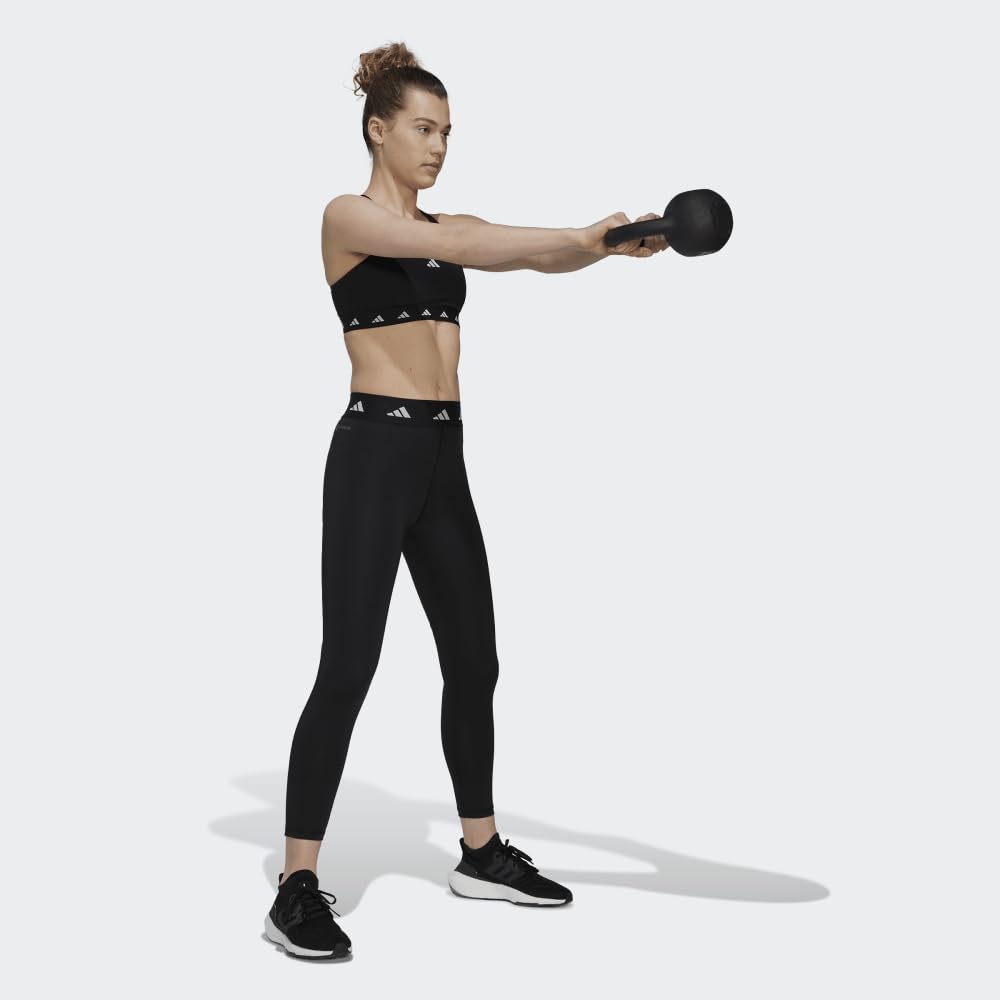 Adidas Women's TechFit 7/8 Training Leggings - High-Performance Workout Tights for Yoga, Running & Gym | Moisture-Wicking & Comfortable