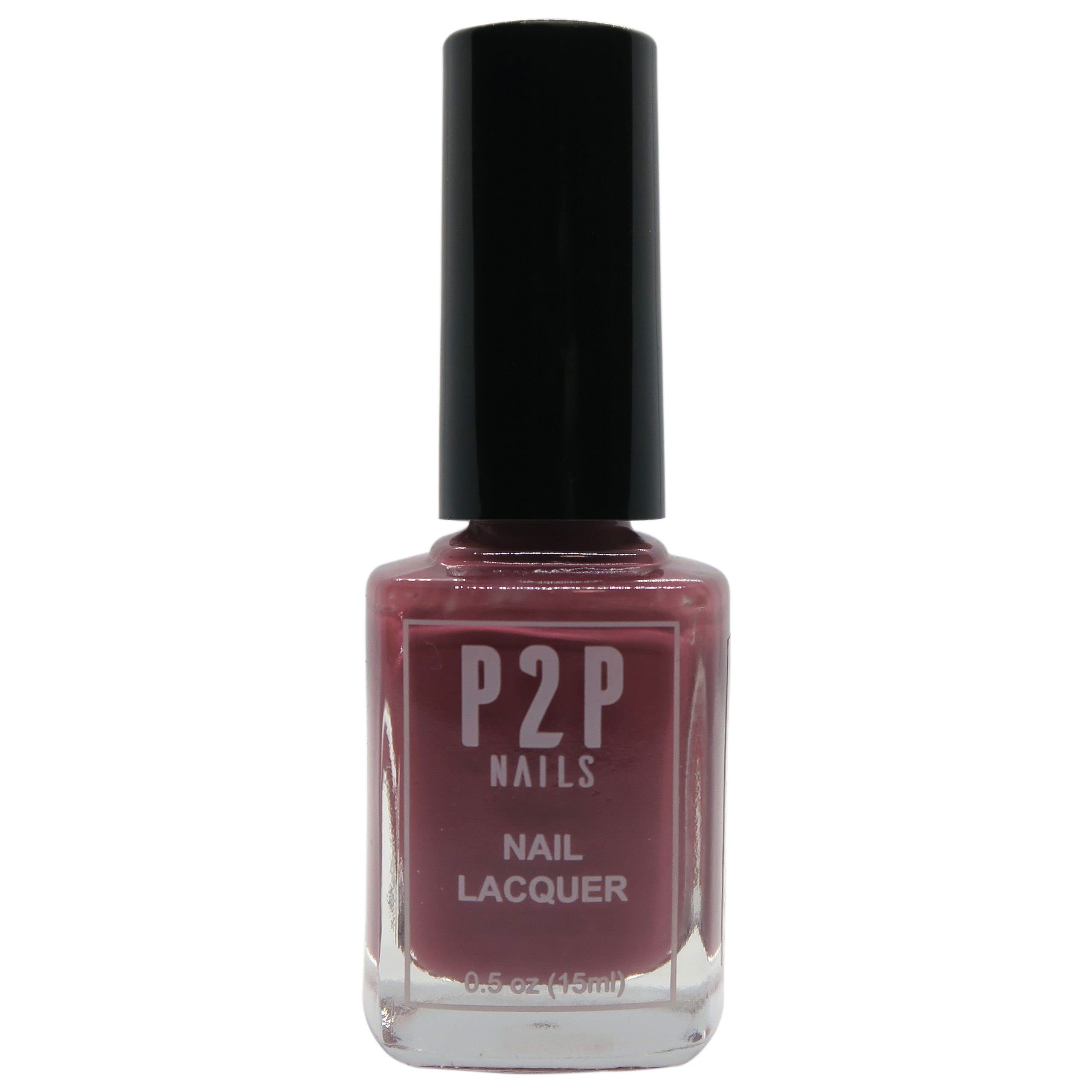 Long-Lasting Pink Nail Polish - Quick Dry Non-Chip Gel Nail Lacquer - Salon Quality Rosewood Nail Polish for All Seasons - Perfect for Manicures, Pedicures & Special Occasions