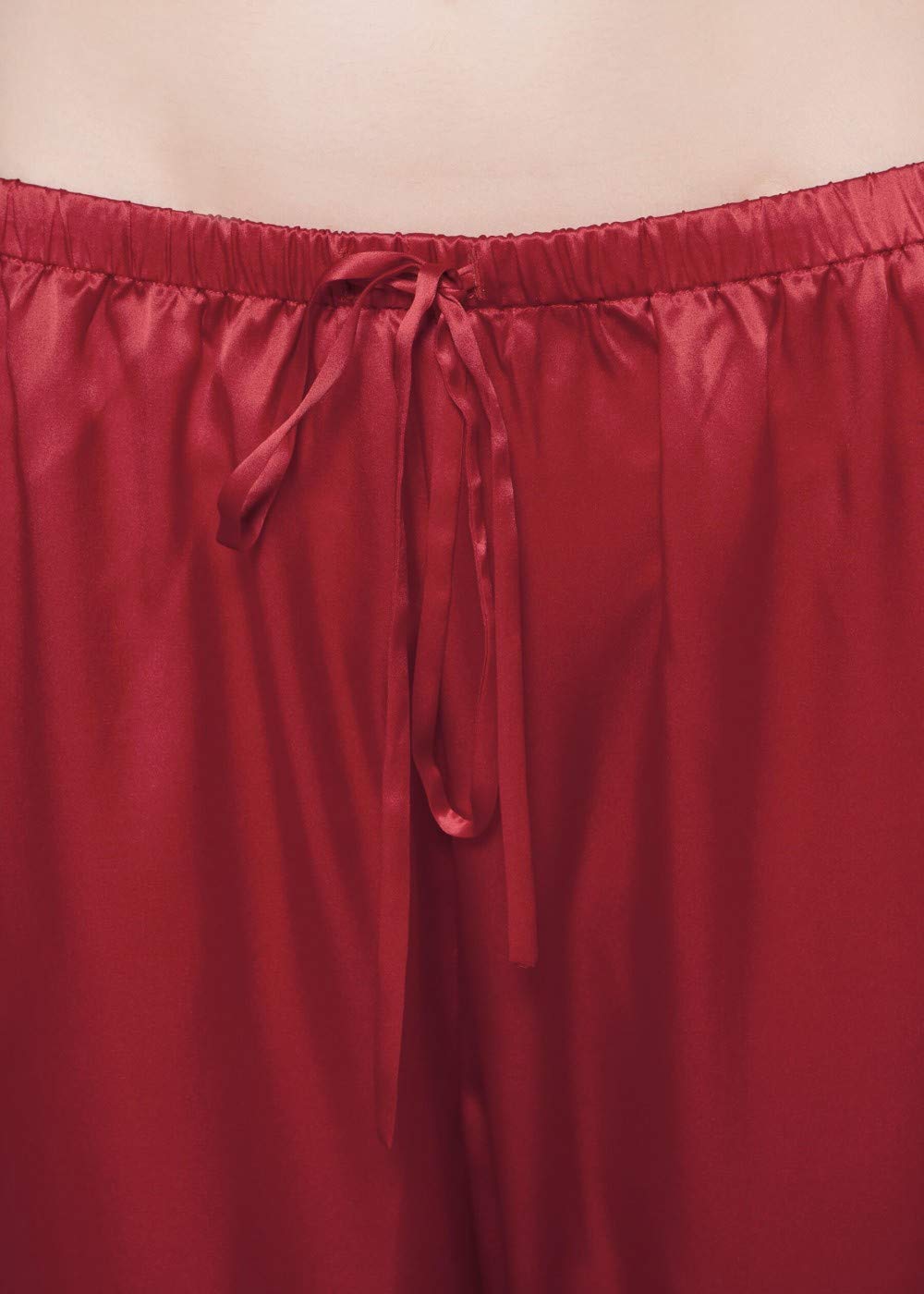 LilySilk 100% Mulberry Silk Pajama Set for Women - V-Neck 3/4 Sleeve Luxury Sleepwear & Loungewear - Perfect for Relaxing at Home, Spa Days and Gift Giving