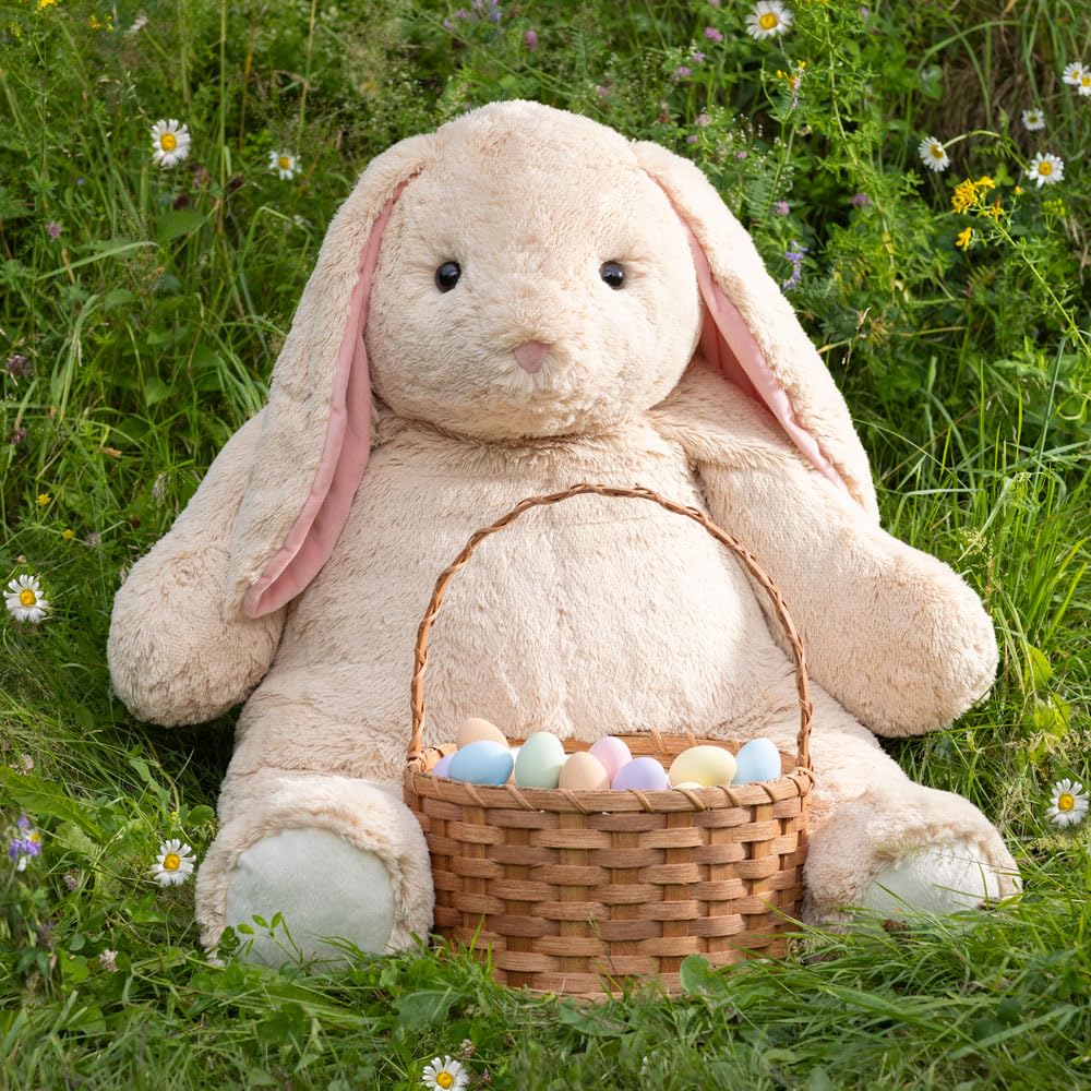 **Vermont Teddy Bear Giant Bunny Stuffed Animal - 4 Ft Large Plush Rabbit Toy for Kids & Adults, Soft Huggable Easter Gift for Bedroom Decor, Nursery, or Cuddling - Giant Cuddle Collection**