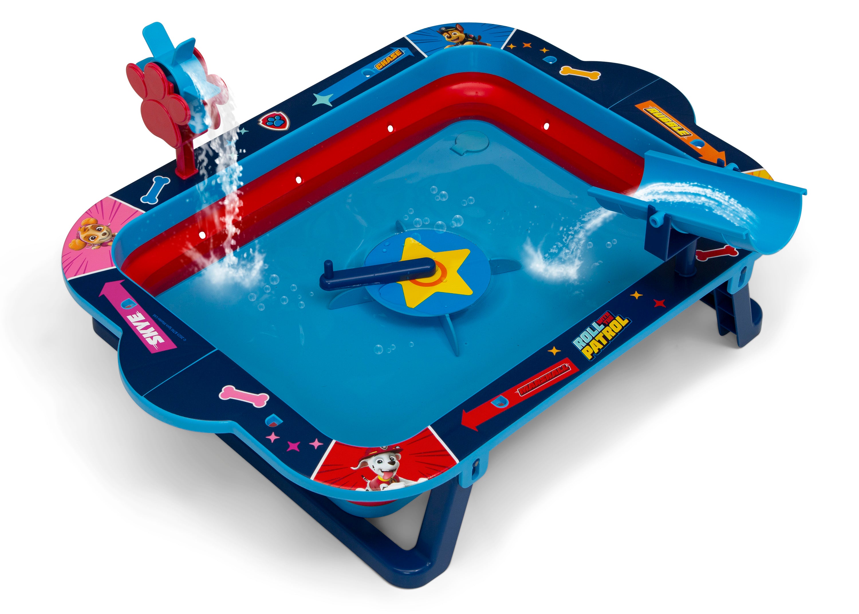 PAW Patrol Collapsible Water Activity Table for Kids - Portable Outdoor Water Play Table for Toddlers - Perfect for Backyard, Pool, and Beach Fun