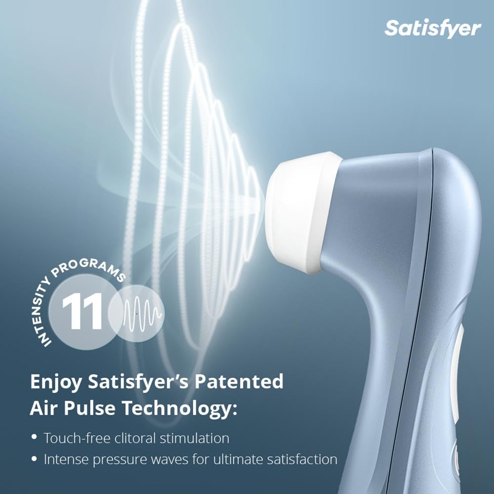 Satisfyer Pro 2 Vibrator - Powerful Clitoral Suction Stimulator & Pleasure Device for Women | Adult Sex Toy for Solo Play, Couples Intimacy & Female Wellness | G-Spot & Clitoral Stimulation | Perfect for Relaxation, Self-Care & Enhanced Orgasms