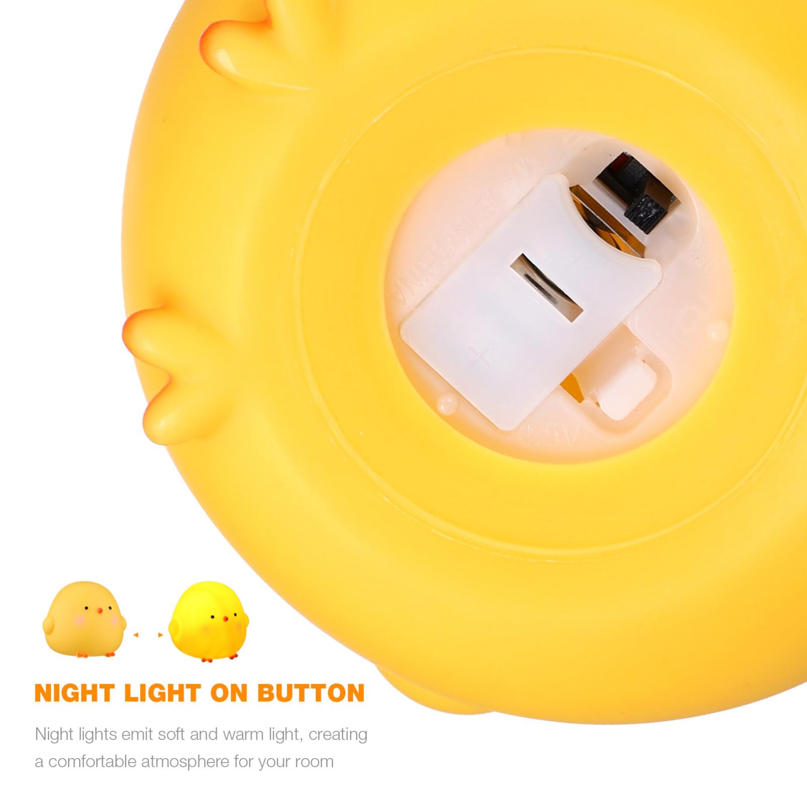 VANZACK Cute Easter Chick Night Light - Soft Glow LED Lamp for Kids Room, Nursery, Bedroom Decor - Perfect for Easter Decorations, Baby Showers, and Children's Bedside Nightlight