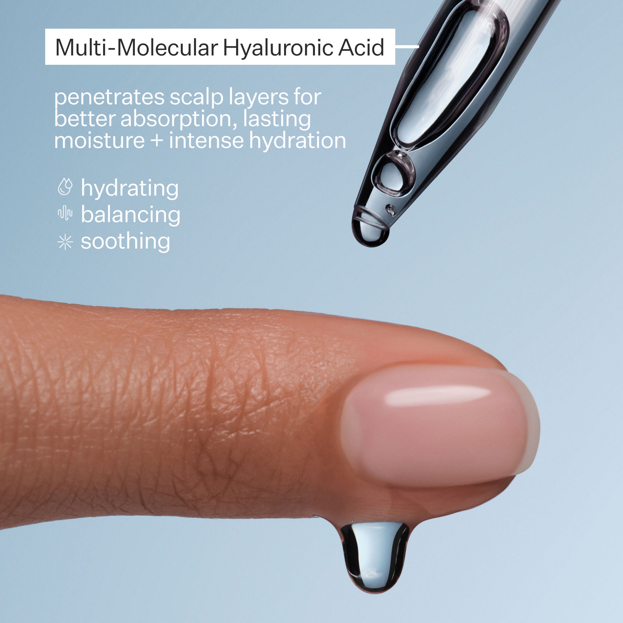 Hyaluronic Acid Scalp Serum for Dry Scalp - Daily Hydrating Treatment for Itchy, Flaky Scalp | Perfect for Men & Women with Dandruff or Scalp Irritation