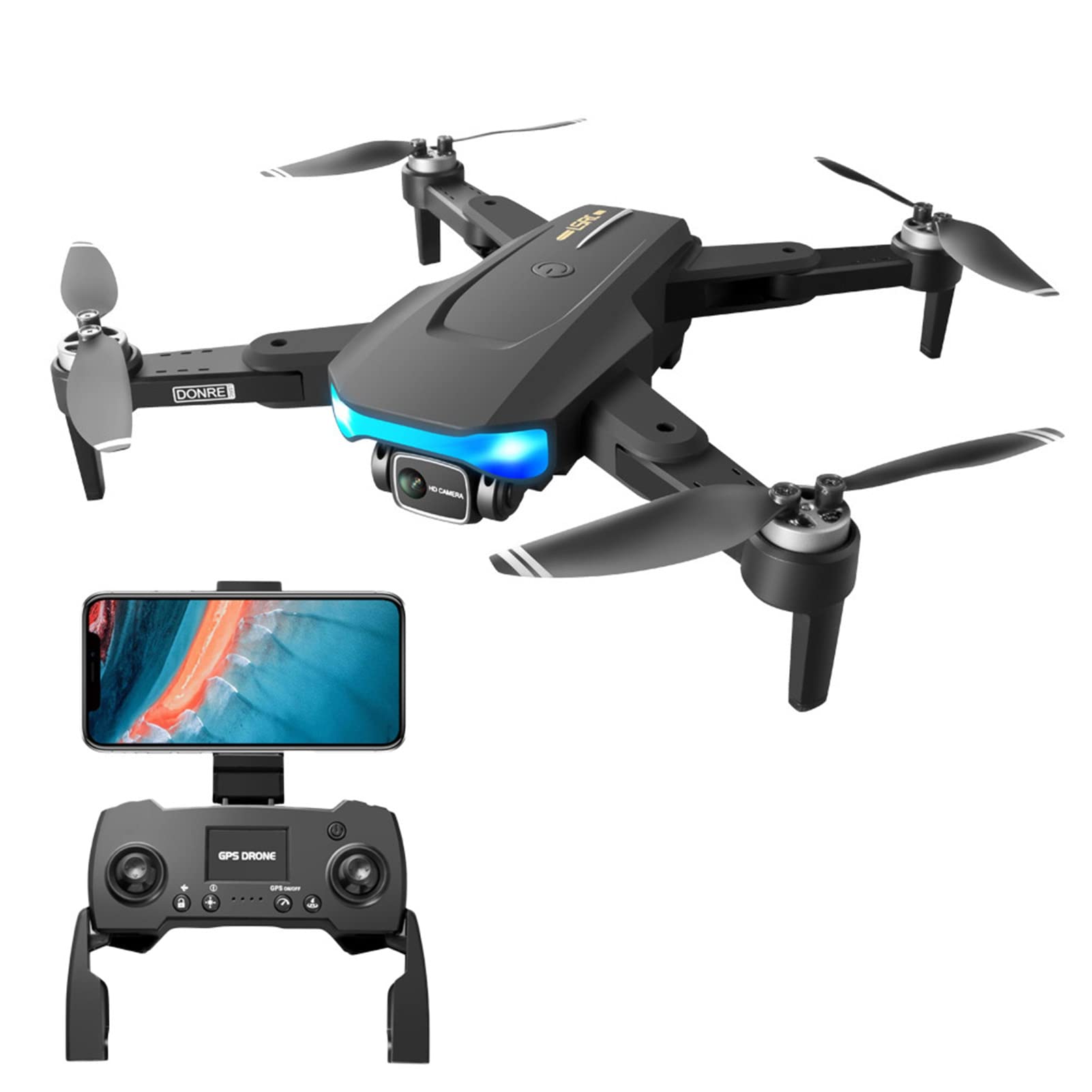 ONWRACE Mini RC Drone with Camera - Remote Control Aerial Photography Quadcopter for Kids & Adults - Perfect for Outdoor Adventures, Travel Vlogging & Beginner Drone Training