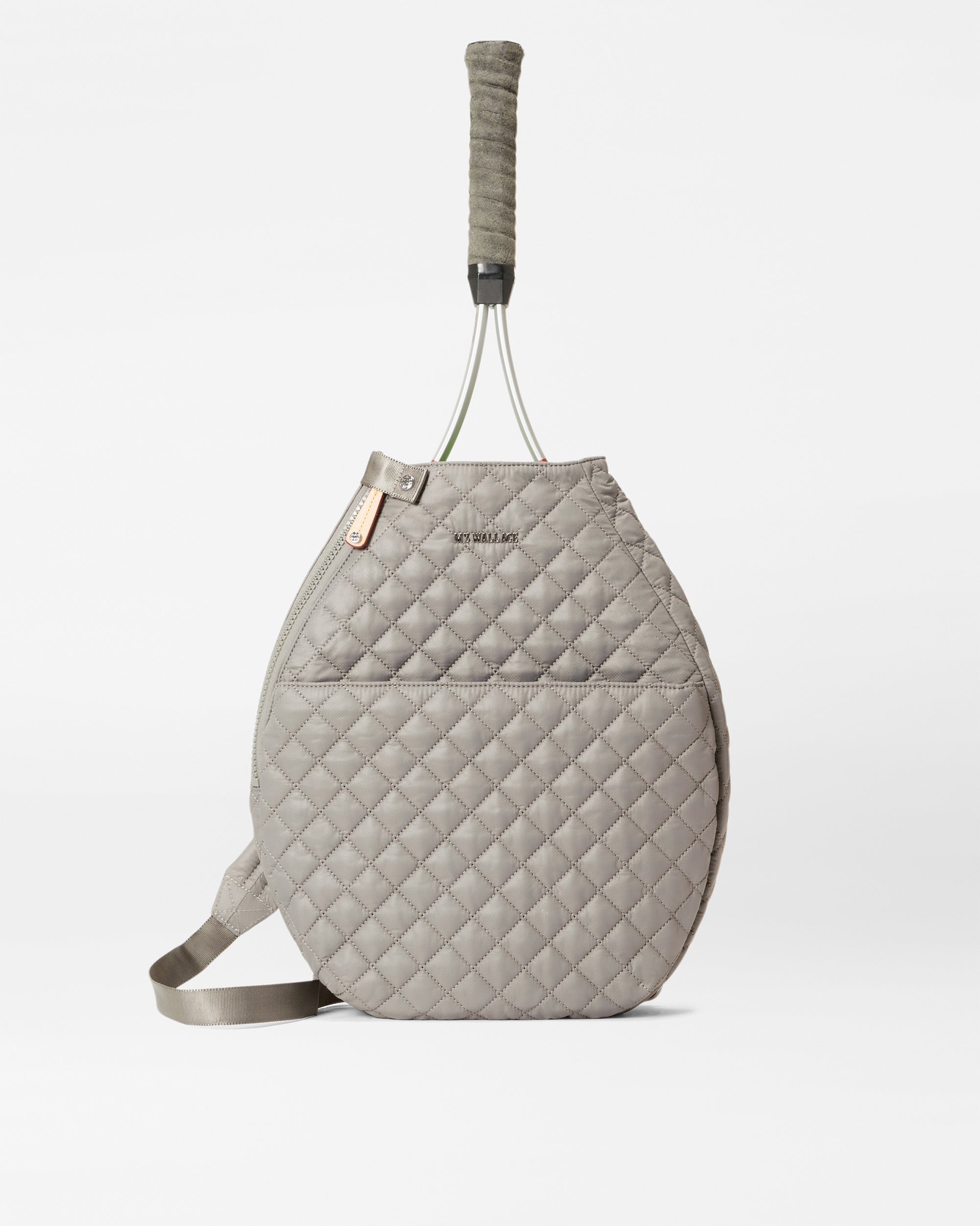 Premium Cement Metro Racquet Sling Bag - Durable Tennis Racket Holder for Players & Coaches - Perfect for Court, Gym & Travel