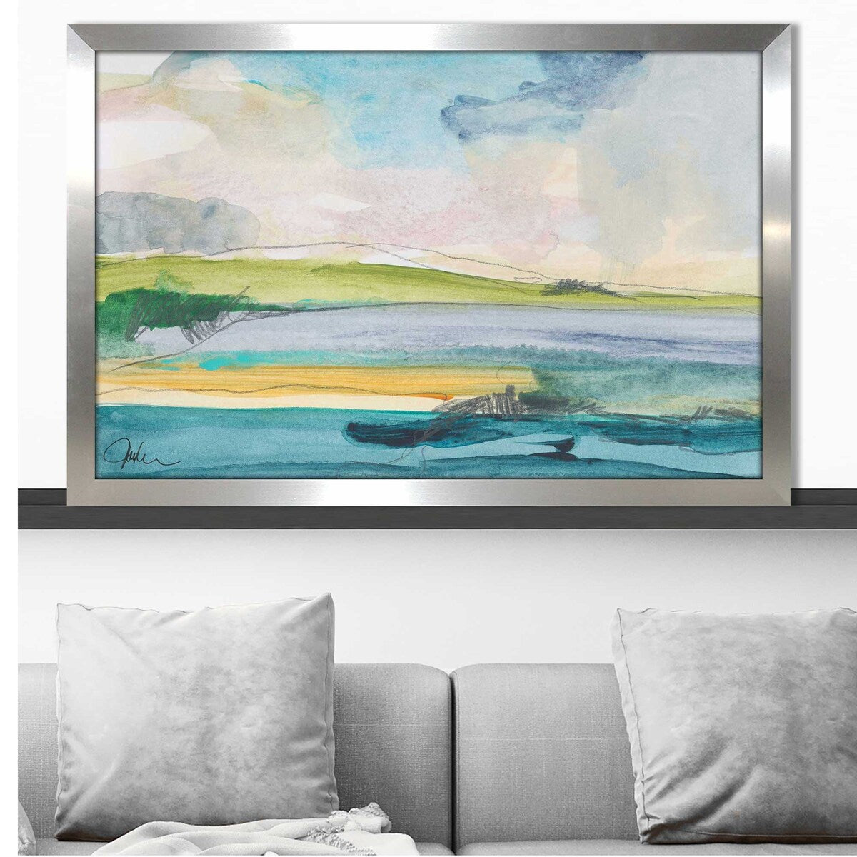 Amid the Jewels by Jan Weiss - Premium Acrylic Wall Art Print - Elegant Home Decor for Living Room, Bedroom & Office