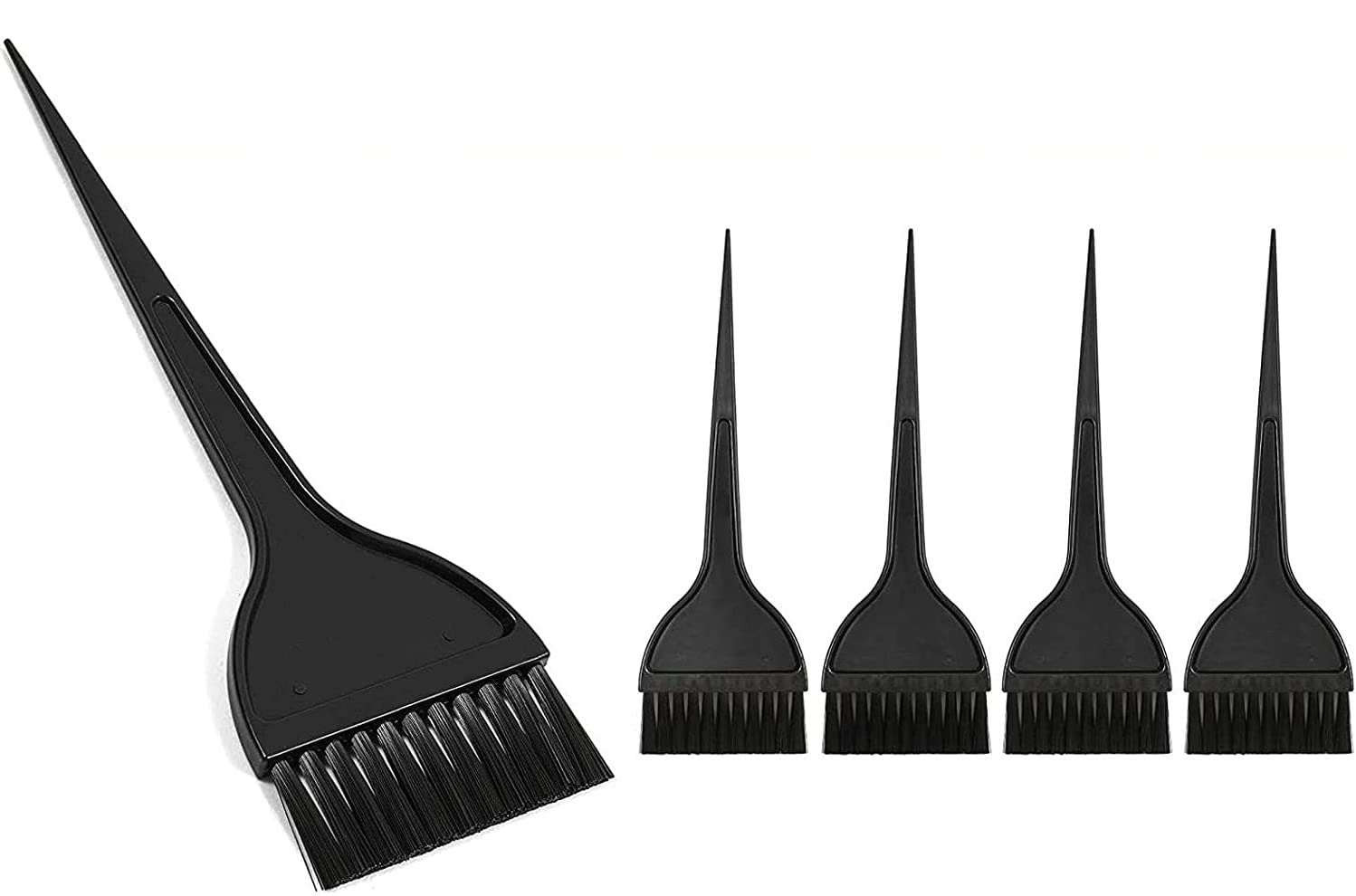 TopFinder® Classic Hair Dye Brushes - 6-Pack Professional Hair Coloring Brushes for Salon & Home Use - Highlight & Root Touch Up Applicator - Perfect for Balayage, Ombre & Hair Coloring Techniques