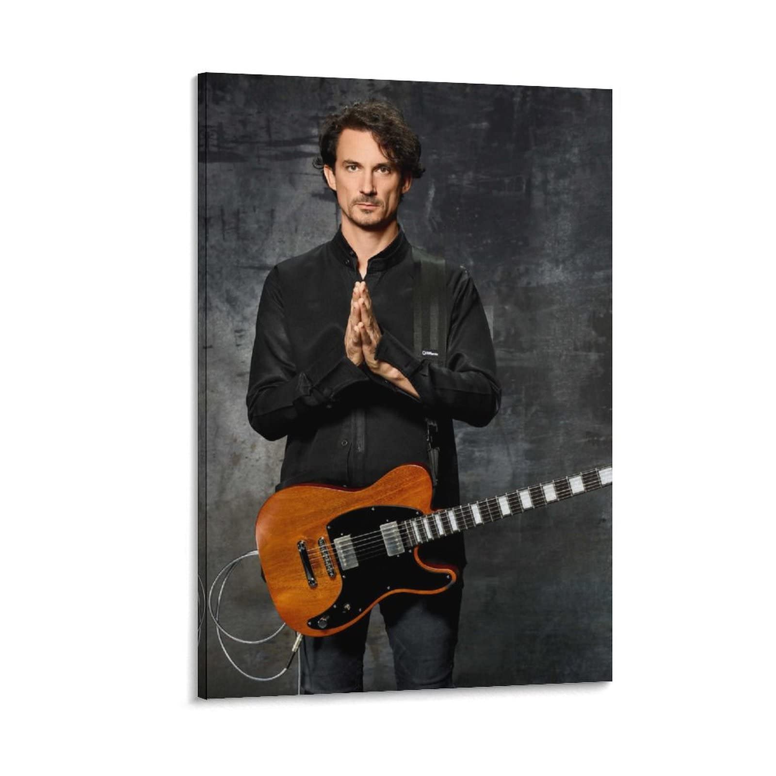Joe Duplantier Hip Hop Poster - Classic Rap Singer Wall Art Decor, 12x18 Inches (30x45cm) Canvas Painting for Living Room, Bedroom & Kitchen - Perfect for Music Lovers & Urban Style Home Decor