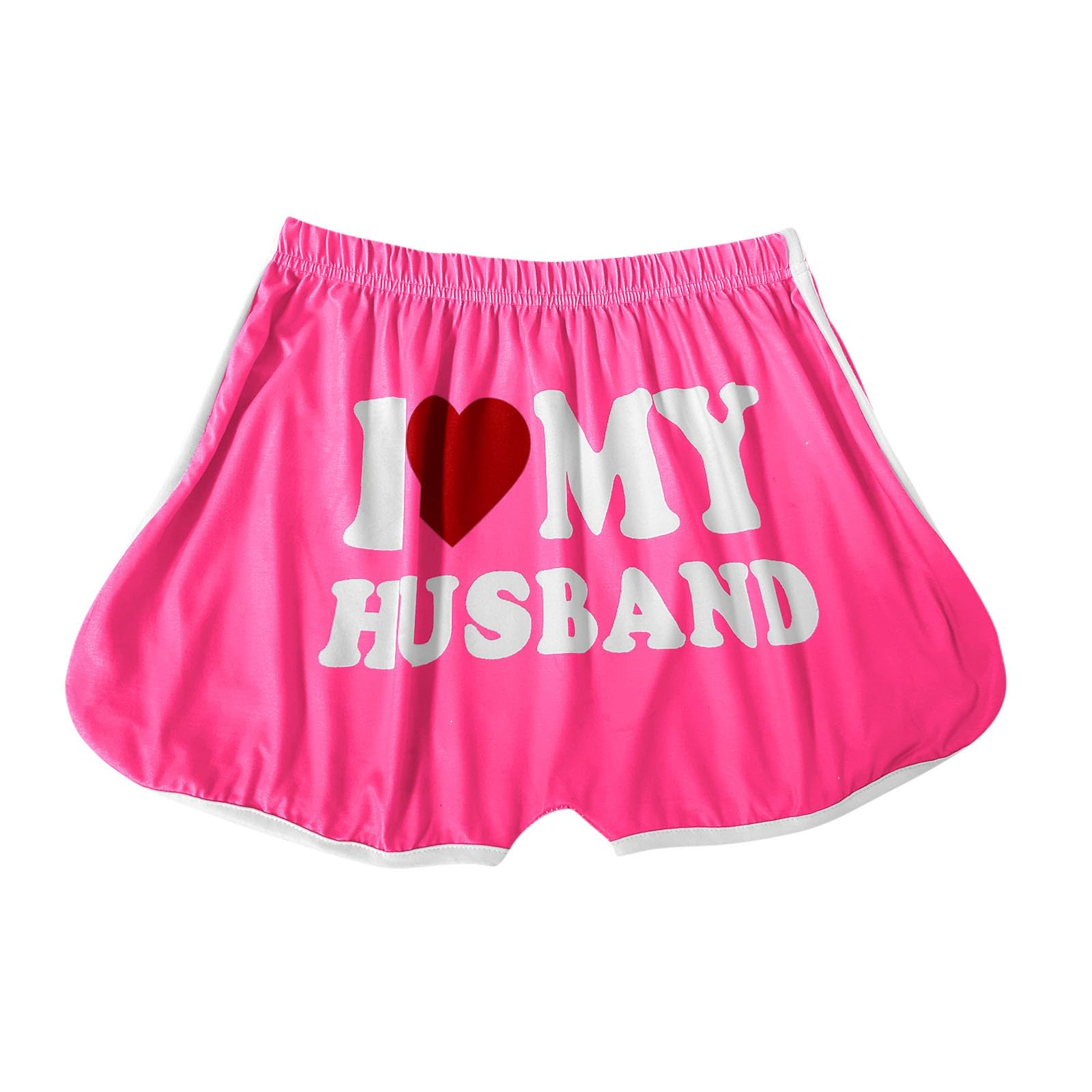 Sexy Women's Booty Shorts - Naughty Letter Printed Yoga, Dance, Gym Workout & Running Active Shorts - Perfect for Lounge Wear & Pajama
