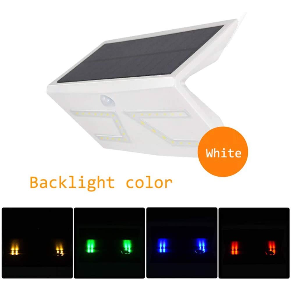 Solar Powered Outdoor Wall Light with PIR Motion Sensor - Waterproof LED Wall Mounted Lamp for Porch, Garden, Pathway & Street Lighting - Ideal for Home Security and Landscape Illumination