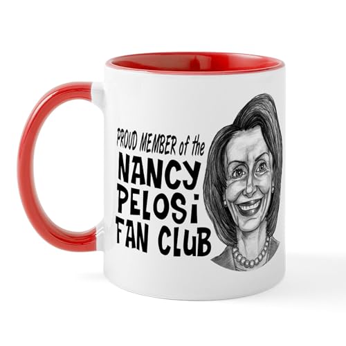 White/Red Inside - Nancy Pelosi Fan Club Mug