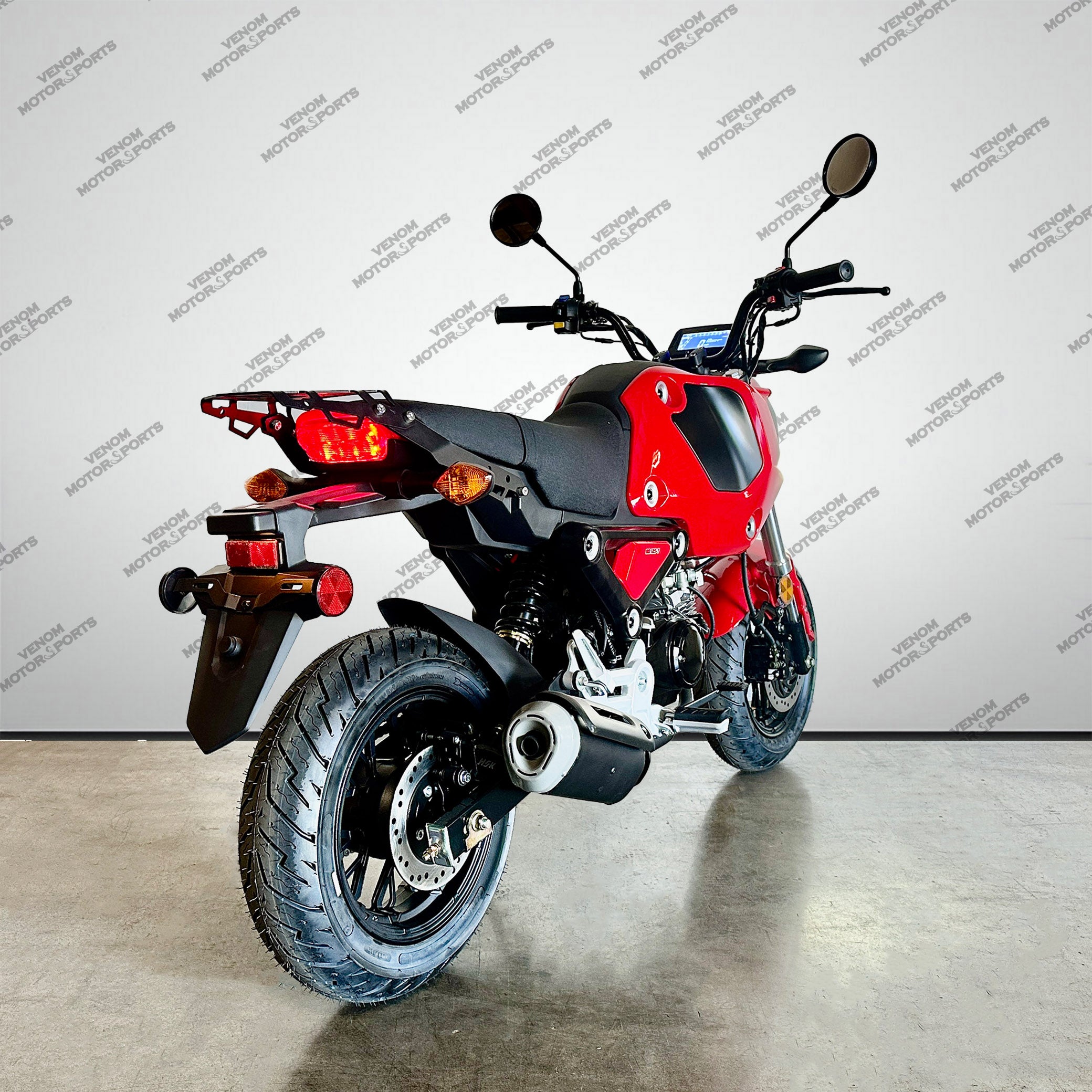 Venom X21RS 125cc 4-Speed Gas-Powered Motorcycle - Dirt Bike for Adults & Teens - Off-Road, Trail Riding & Commuting