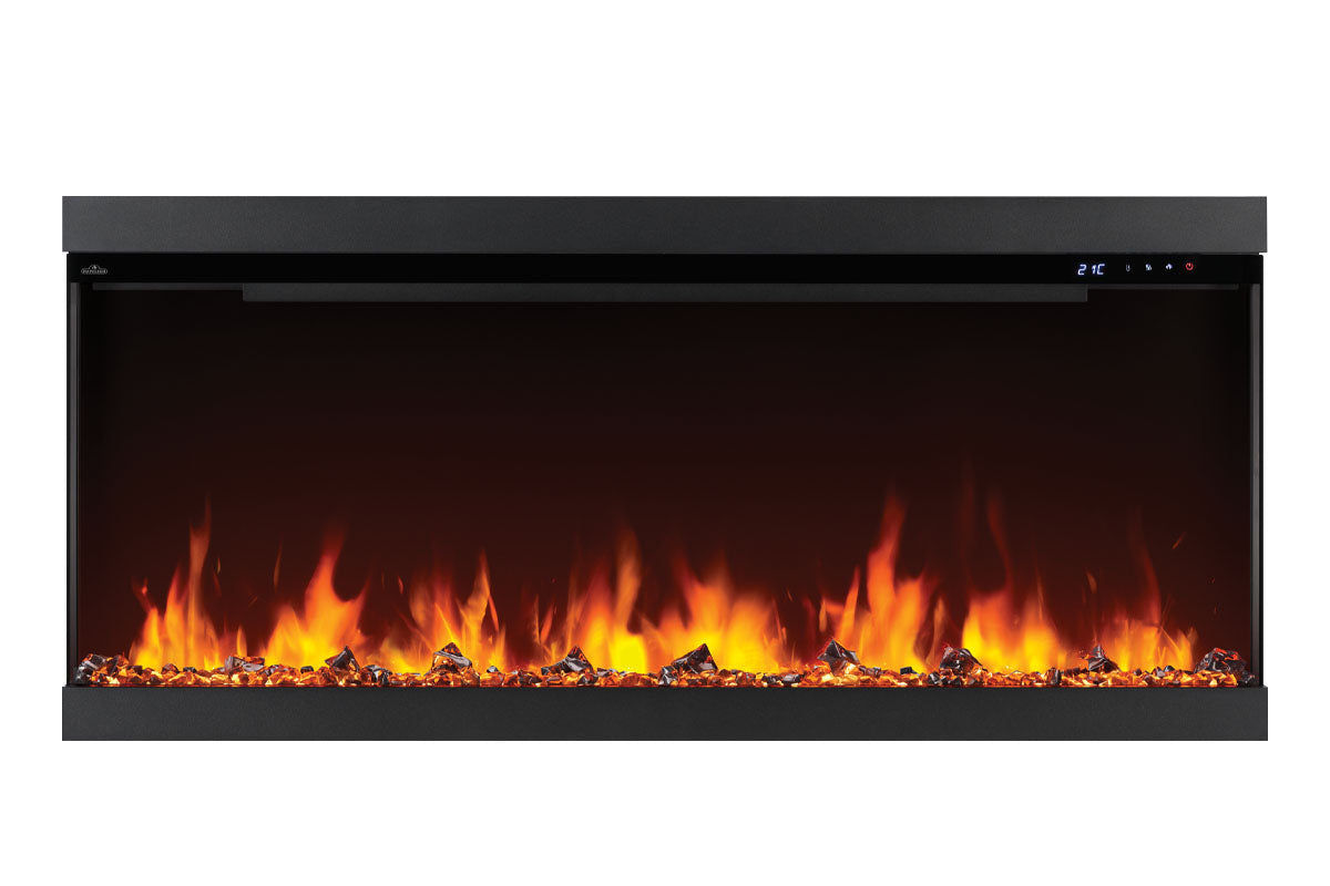 Napoleon Astound 50 FlexMount Smart Multi-Side Wall Mount Recessed Electric Fireplace - Perfect for Living Room, Bedroom & Office Heating & Decor