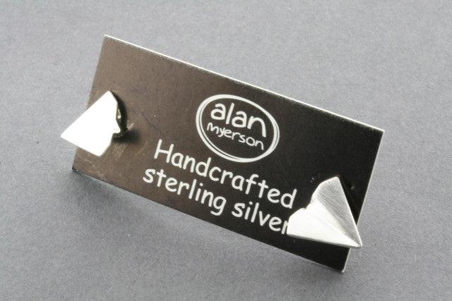 Paper Plane Stud Earrings - Minimalist Geometric Jewelry for Women - Perfect for Everyday Wear & Gift Giving
