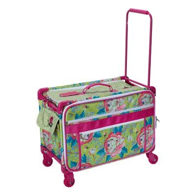 Tula Pink Kabloom XL Tutto Trolley - Large Rolling Sewing Bag for Quilting & Crafting - Perfect for Travel, Workshops & Fabric Storage