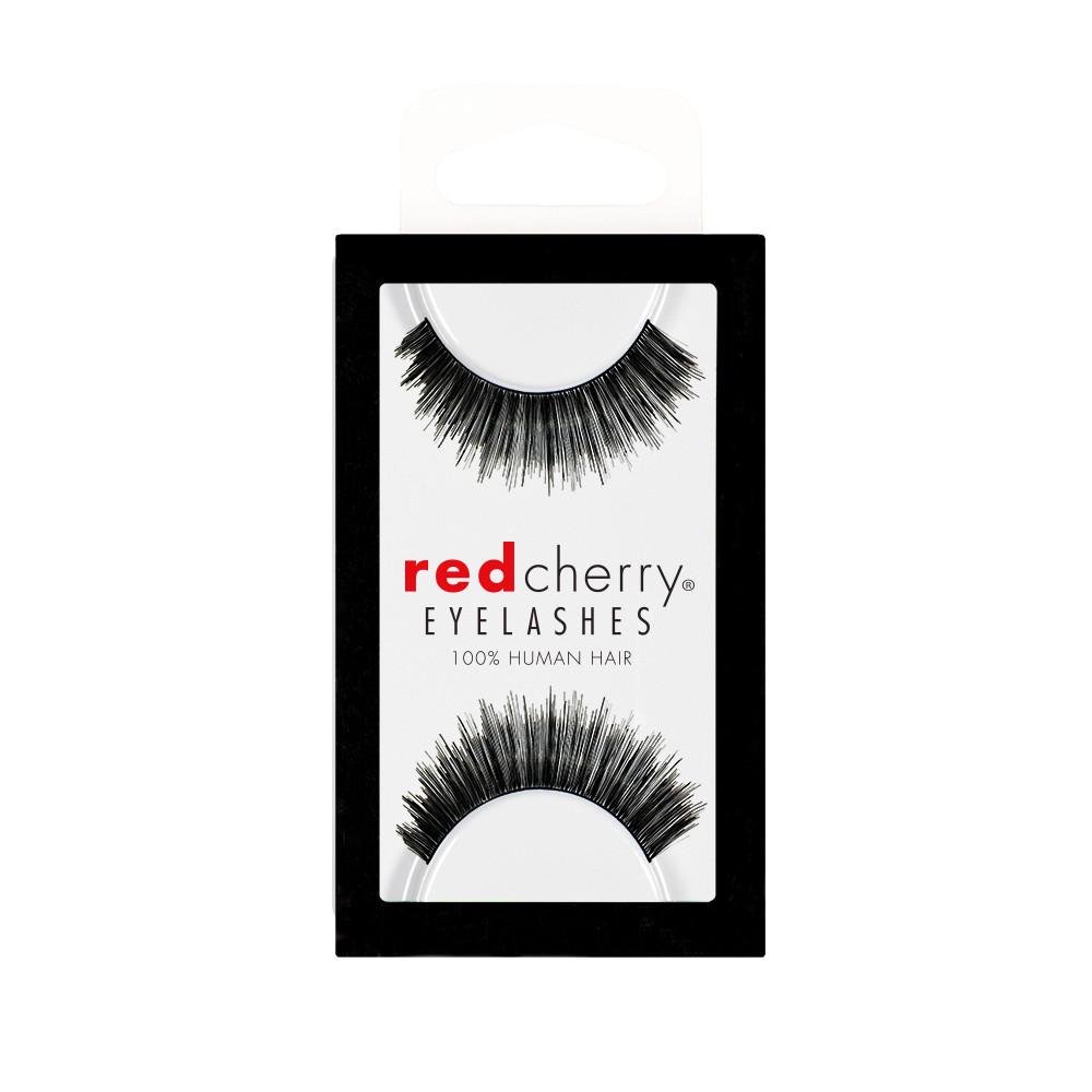 Premium Red Cherry False Eyelashes #119 - 3 Pairs Natural Looking Lashes for Dramatic Eye Makeup | Perfect for Parties, Weddings & Special Occasions