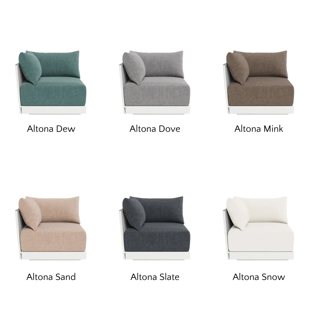 Antigua Outdoor Corner Sectional Sofa Set - Waterproof Wicker Patio Furniture with Cushions - Perfect for Backyard, Poolside & Garden Relaxation