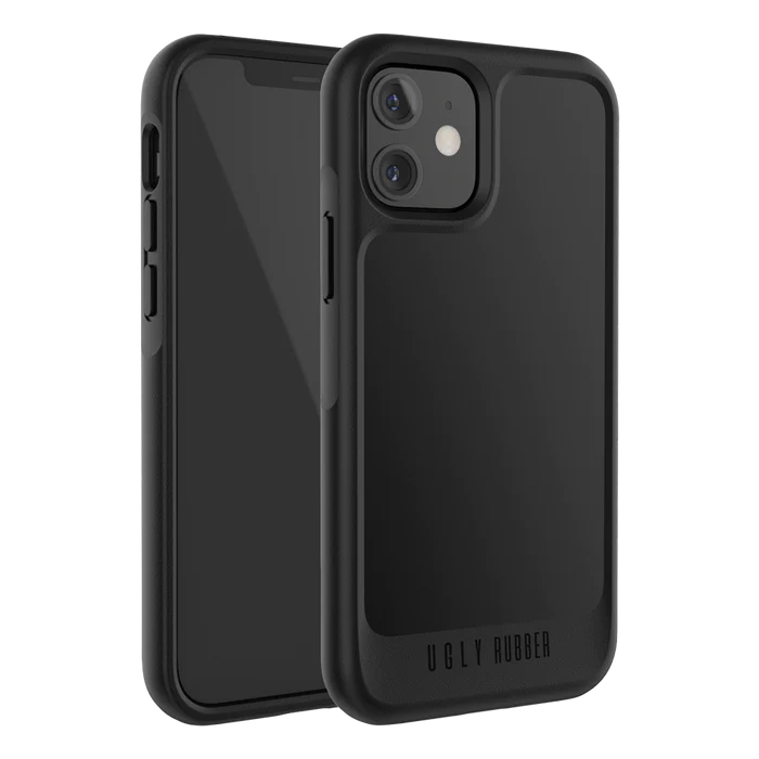 Durable Shockproof Rubber iPhone 12 Mini Case - Slim Fit Bumper Cover with Raised Edges for Screen & Camera Protection | Perfect for Outdoor Activities, Gym & Daily Use