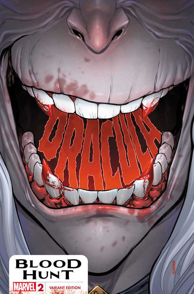 Blood Hunt #2 David Baldeon Fangs Variant Comic Book - Marvel Vampire Superhero Story | Perfect for Collectors & Comic Enthusiasts