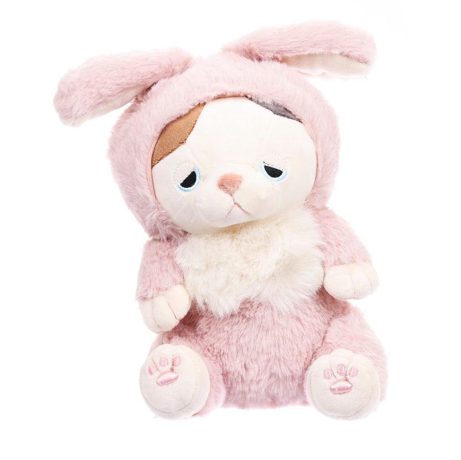 LIV HEART Nemunemu Soft Plush Stuffed Animal Toy - Cute Rabbit & Cat Design (145g) | Perfect for Kids' Gifts, Nursery Decor & Stress Relief Cuddling