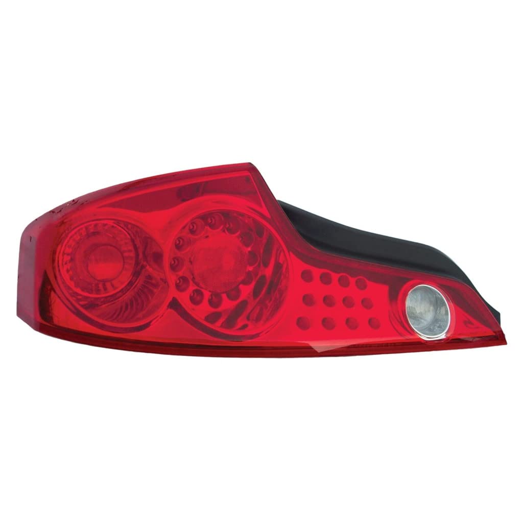 2003-2005 Infiniti G35 Rear Tail Lights Pair - Driver & Passenger Side (NI2800114 NI2801114) | OEM Replacement 26555AM825 26550AM825 | Perfect for Night Driving & Enhanced Vehicle Safety