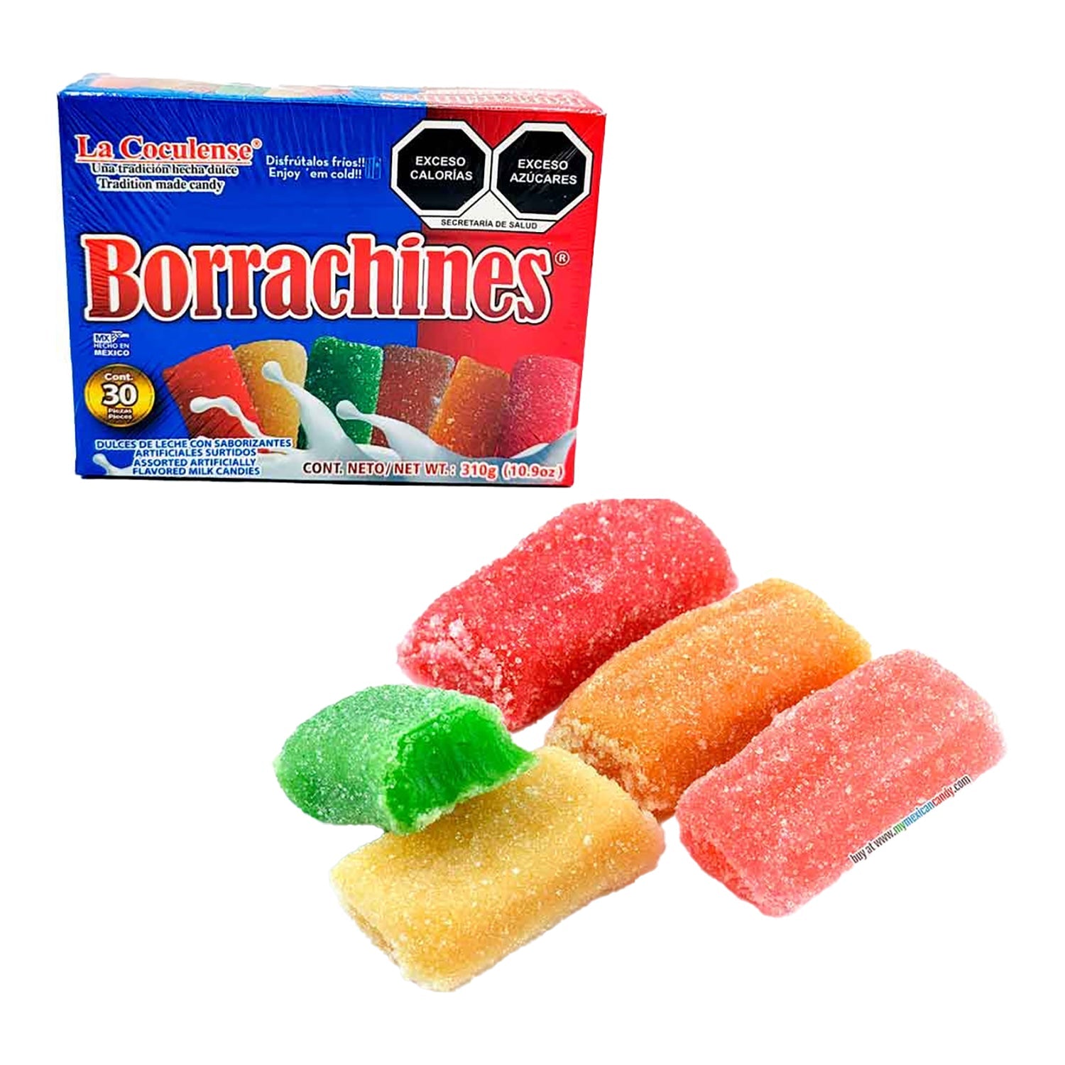 La Coculense Borrachitos Chico | 30ct Box of Mexican Candy | Perfect for Parties, Gifts & Snacking