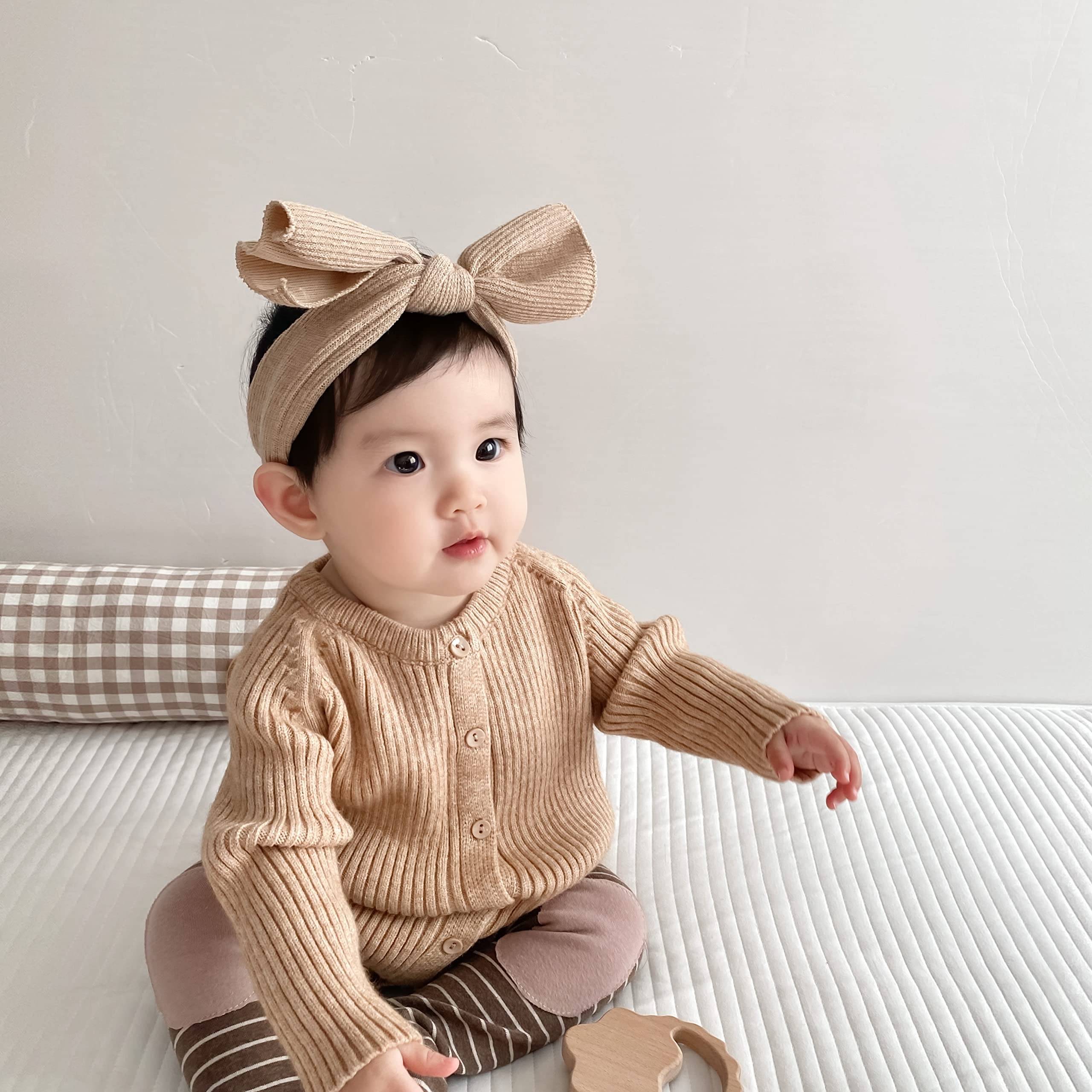 Newborn Baby Boy & Girl Knit Long Sleeve Jumpsuit - Soft Cotton Sweater Bodysuit Outfit for Infants 0-12 Months | Perfect for Photoshoots, Family Gatherings & Winter Layering