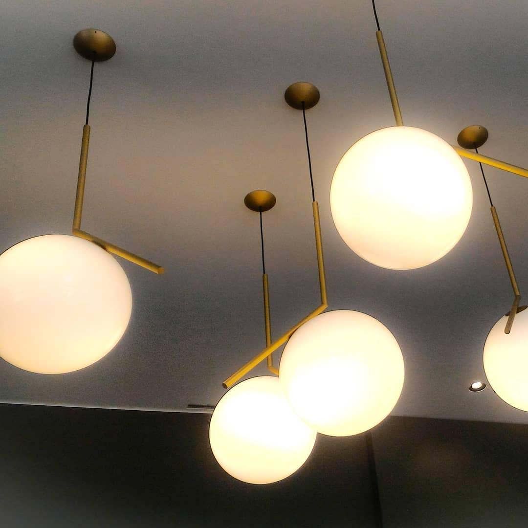 Modern Equilibrium Pendant Light - Sleek Hanging Chandelier for Dining Room, Kitchen Island & Bedroom Lighting | Energy Efficient LED Fixture