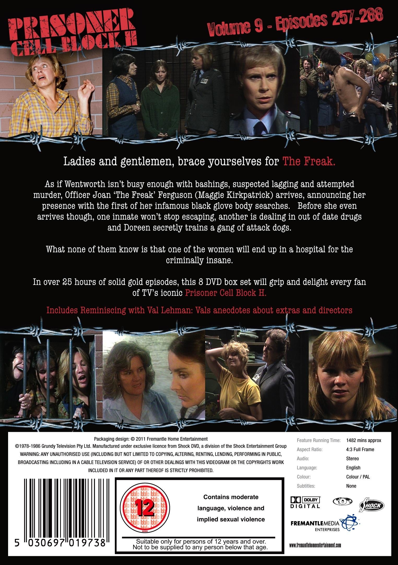 Prisoner Cell Block H - Volume 9 Episodes 257-288 [DVD] | Classic Australian TV Drama Series | Perfect for Collectors & Drama Lovers