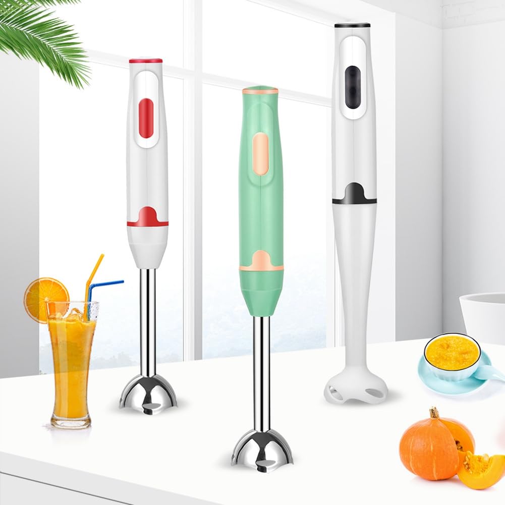 3-in-1 Electric Potato Masher & Hand Blender Set - Powerful Immersion Mixer with Puree & Whisk Attachments for Baby Food, Soup, Vegetables - Perfect Kitchen Tool for Smooth Purees, Mashed Potatoes & Healthy Meals (Ideal for Baby Food Prep, Cooking & Baking)