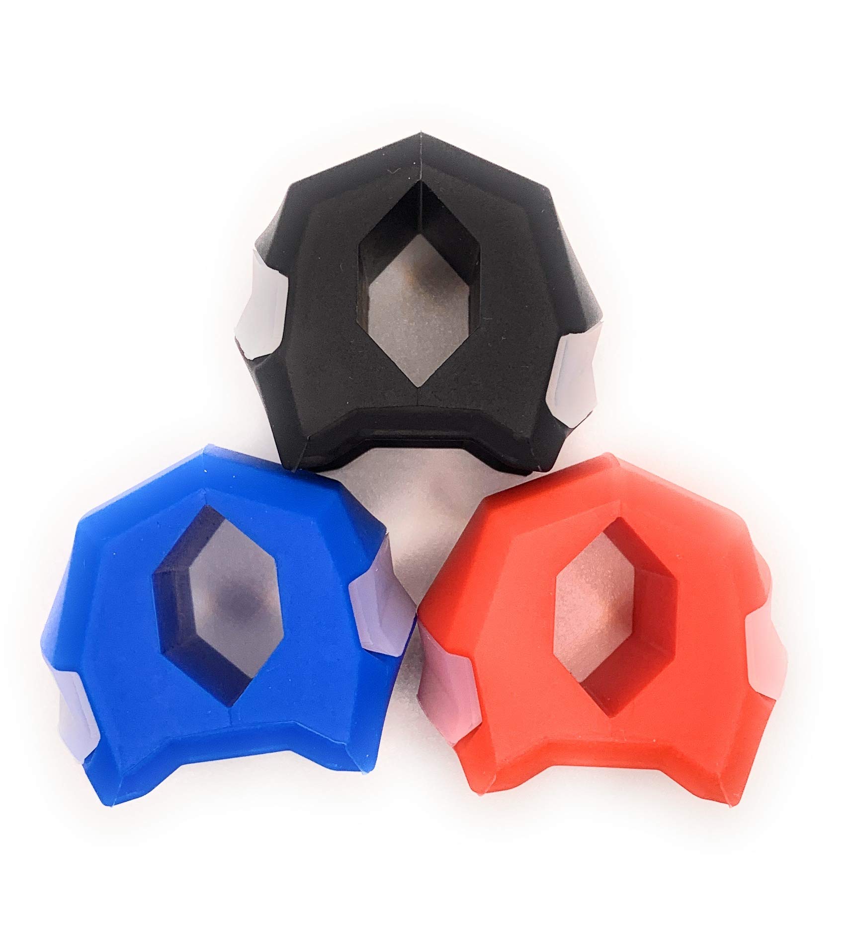 Mondy Moo Jaw Exerciser - Facial & Neck Toning Ball for Double Chin Reduction & TMJ Relief - Strengthen Jaw Muscles & Improve Oral Health - Perfect for Home Gym, Office Stress Relief & Fitness Training (Red)