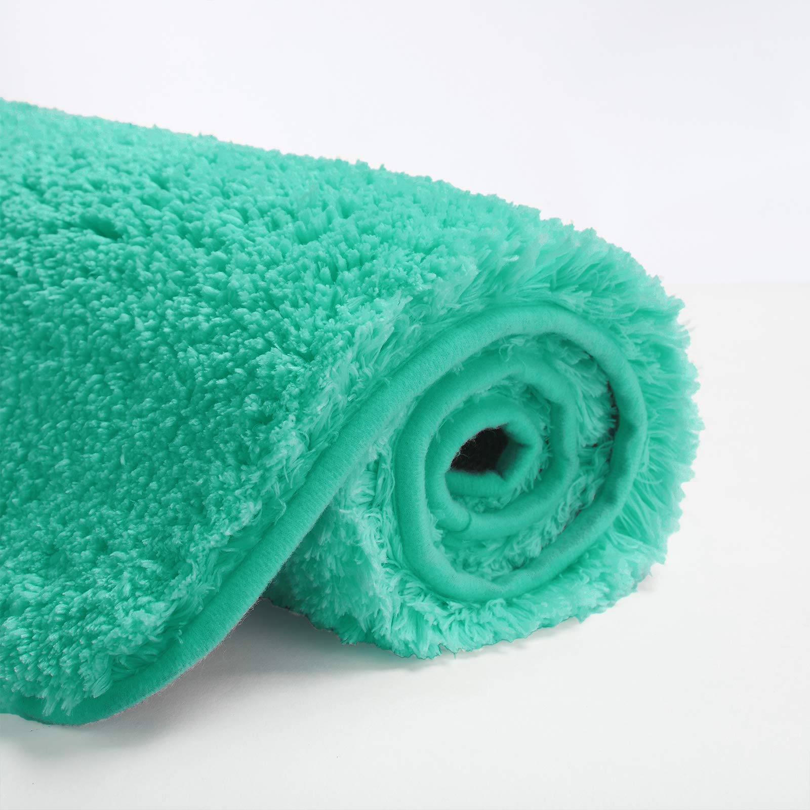 Premium Non-Slip Bath Mat - Super Absorbent Microfiber Shaggy Bathroom Rug, Soft Plush Shower Mat, Machine Washable (16