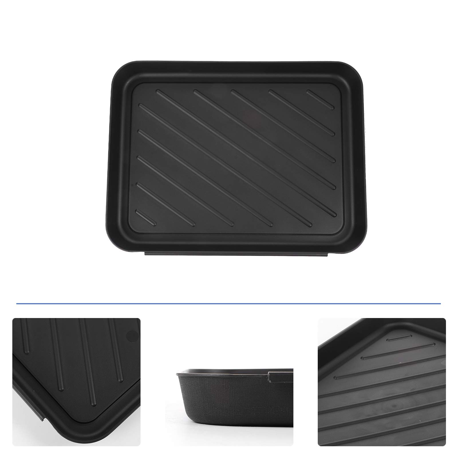 Waterproof Boot Tray for Entryway - Indoor/Outdoor Shoe & Pet Mat (15.7x11.79