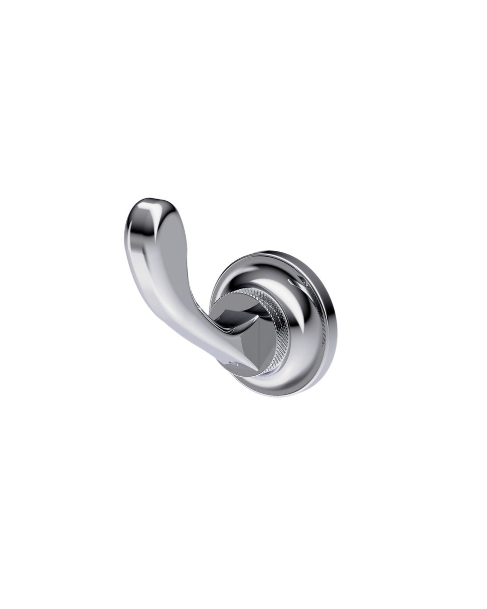 Stainless Steel Towel Hook - Chrome Plated Bathroom & Kitchen Hanging Organizer for Towels, Robes, and Clothes - Perfect for Home, Hotel, and Spa Use