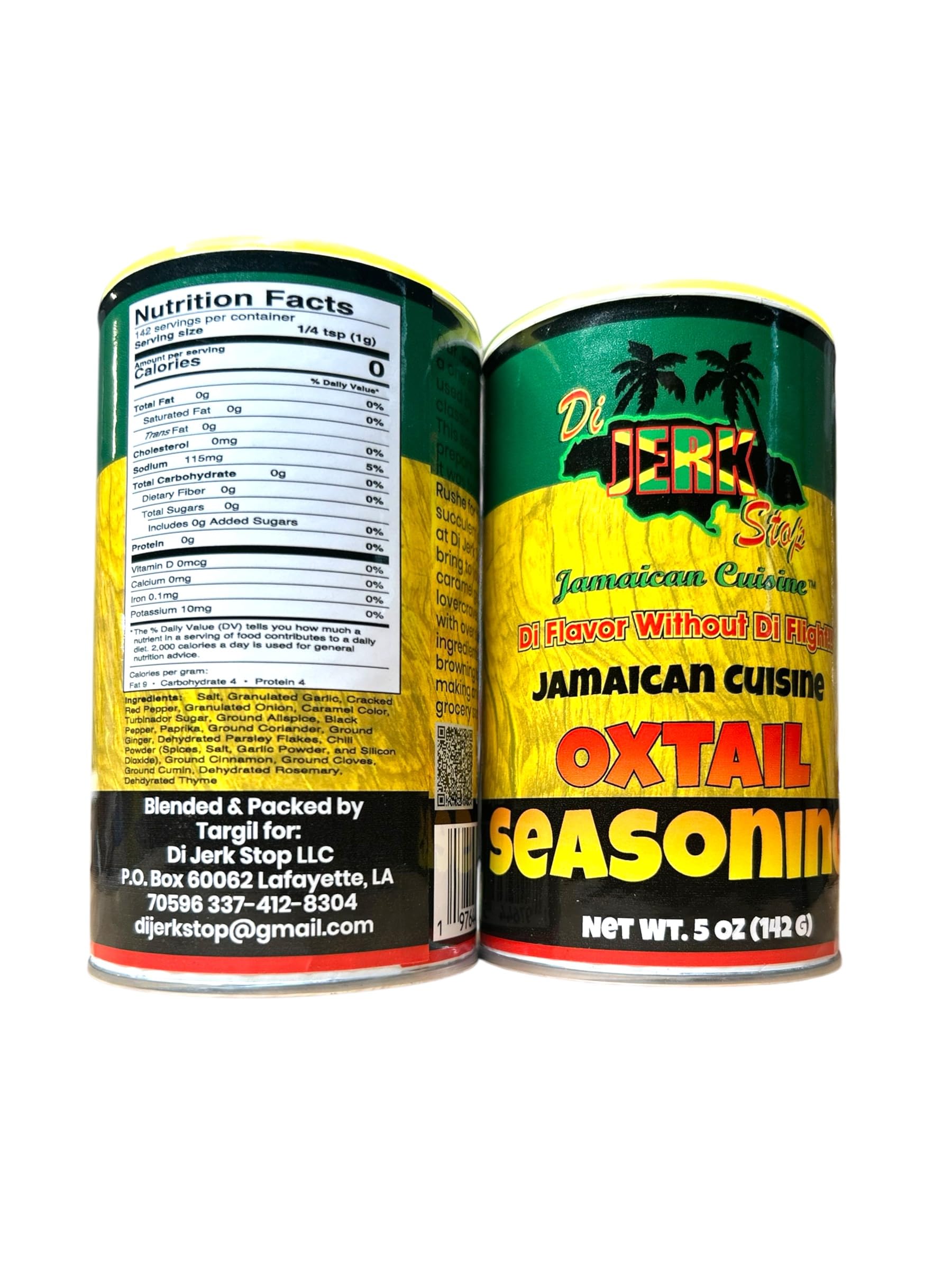 Authentic Jamaican OXTAILS SEASONING & Gravy Maker - 5oz All-Natural Spice Blend for Perfect Caramelized Meat & Rich Gravy - Ideal for Jerk Chicken, Oxtail Stew & Caribbean Dishes
