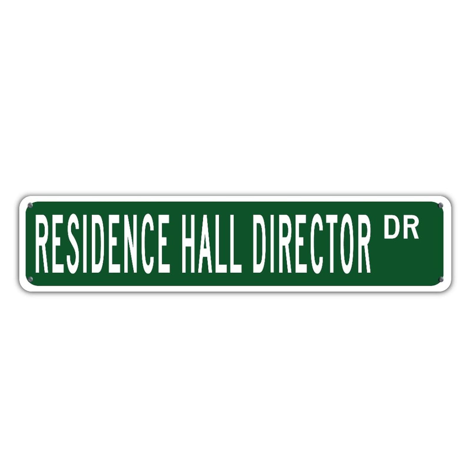 Custom Metal Plaque Sign 4x18 Inch - DR Farmhouse Green Office Career Sign for Residence Hall, Street, Road, Garden & Yard Decor | Weather-Resistant for Garage, Office & Restaurants | Easy to Mount | Perfect for Home, Business & Outdoor Use