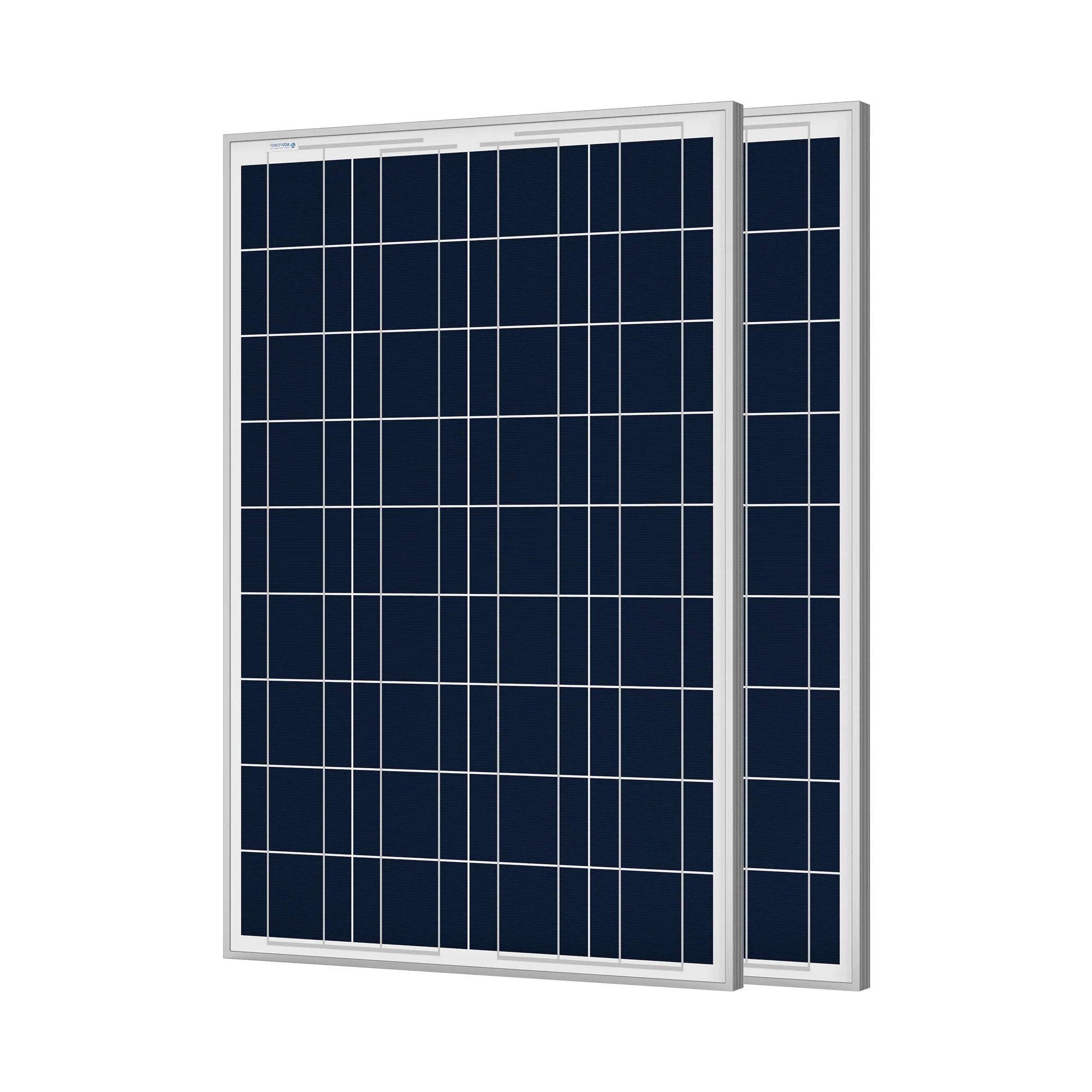 ACOPOWER 100W Polycrystalline Solar Panel for RV, Boat, Off-Grid Power - High Efficiency Solar Charging for Camping, Emergency Backup & Outdoor Adventures