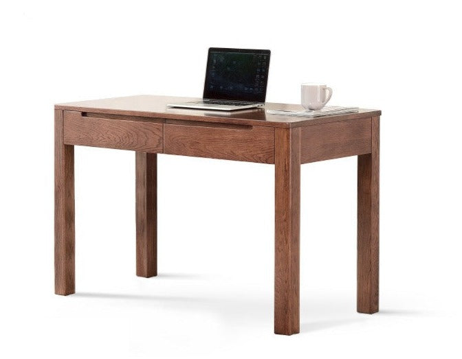 Premium Solid Wood Office Desk - Oak & Beech - Modern Home Office Furniture for Remote Work & Study