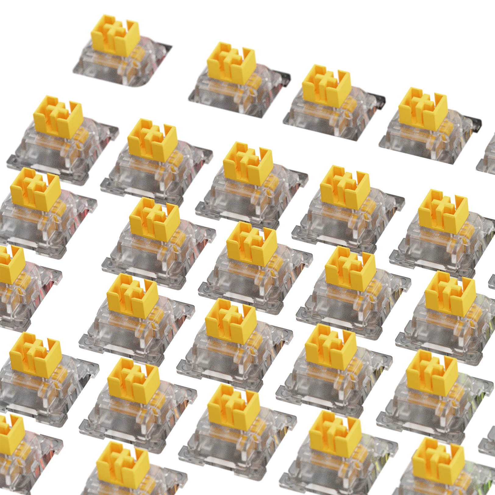 Glorious Panda Switches - Mechanical Keyboard Switches for Gaming & Typing (75g Actuation, ISO Layout) - Perfect for Esports, Office Work & Mechanical Keyboard Enthusiasts