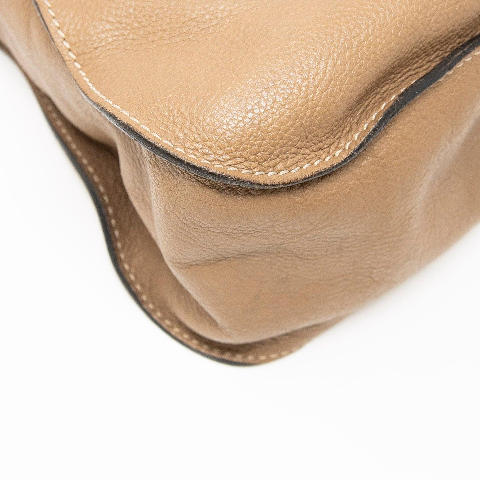 Chloe Brown Medium Marcie Crossbody Bag - Stylish Leather Shoulder Purse for Women, Perfect for Work, Travel & Everyday Use