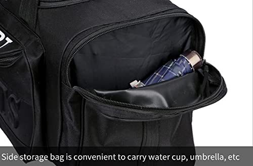 Durable 21 Inch Black Duffle Bag for Travel, Gym & Sports - Waterproof & Lightweight Duffel Bag for Men & Women - Perfect for Workouts, Weekend Trips & Outdoor Adventures