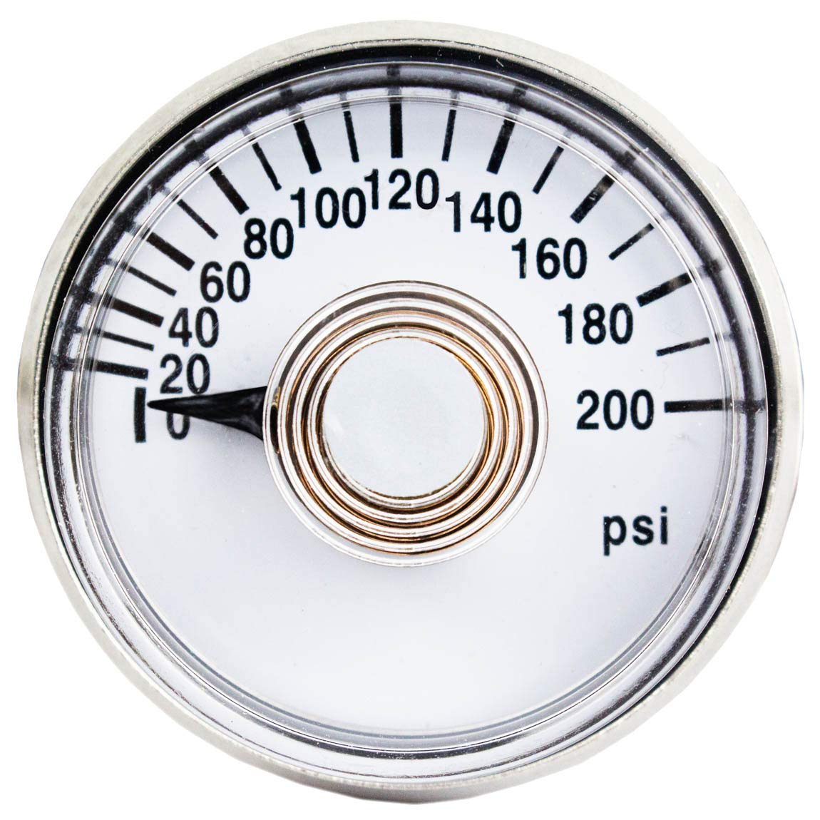 Rolair 200 PSI Air Compressor Gauge GA0125200 - 1/8